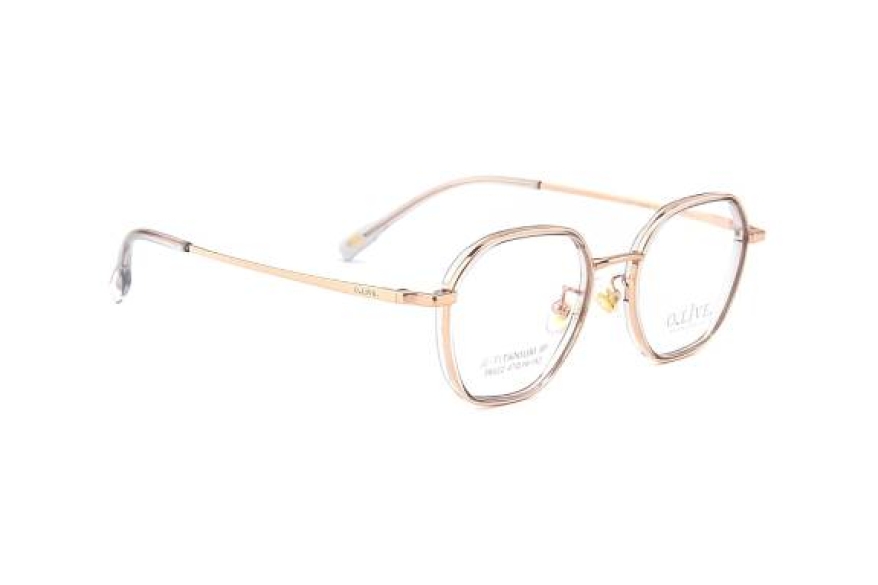 Gọng kính cận Titanium Olive - 58022