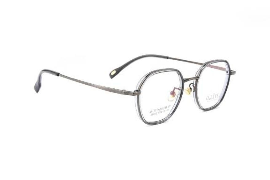 Gọng kính cận Titanium Olive - 58022