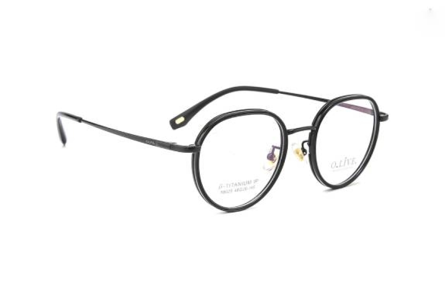 Gọng kính cận Titanium - Olive 58025