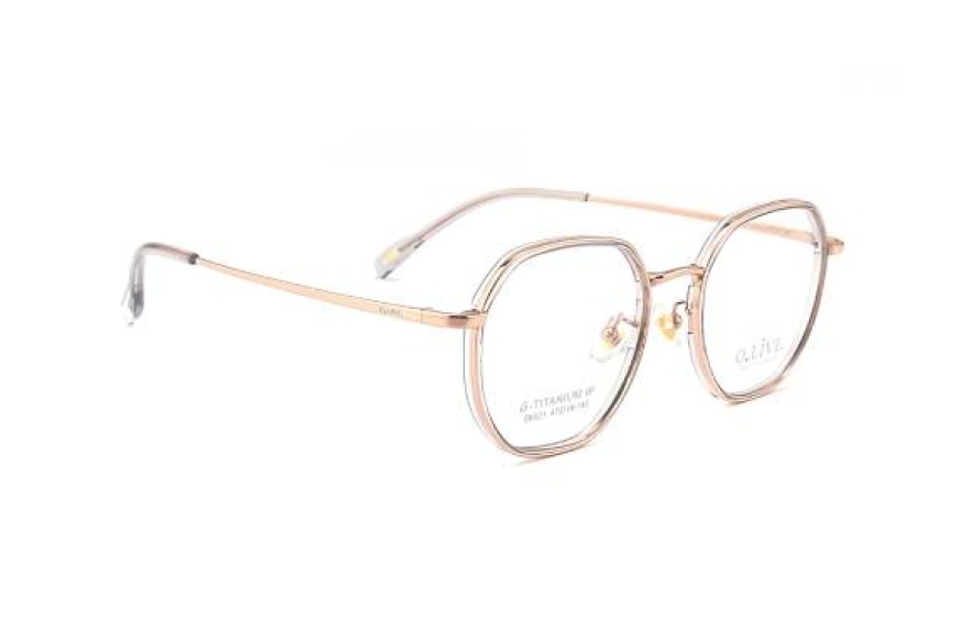 Gọng kính cận Titanium thương hiệu Olive - 58021