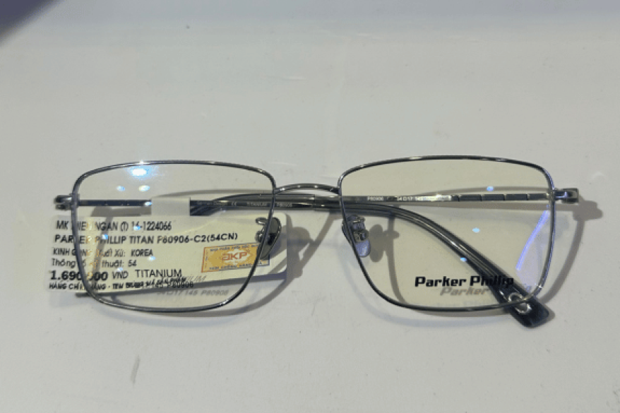 Gọng kính Parker Phillip - P80906 Titanium
